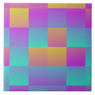 Abstrakte holografische Farbenpracht Fliese