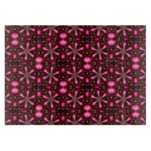 Abstrakte Hot Pink Stars Schneidebrett