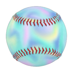 Abstrakte Hübsche Pastell-Wirbel Muster Baseball
