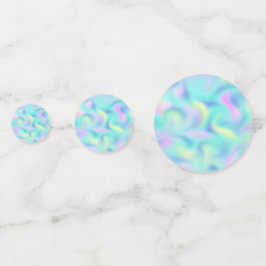 Abstrakte Hübsche Pastell-Wirbel Muster Konfetti