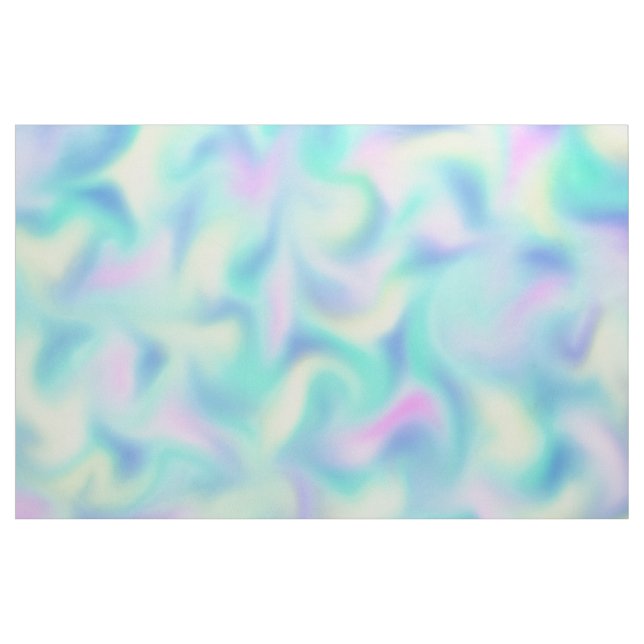 Abstrakte Hübsche Pastell-Wirbel Muster Stoff (Yard (91,4 cm))