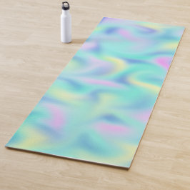 Abstrakte Hübsche Pastell-Wirbel Muster Yogamatte