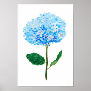abstrakte Hydrangea Poster