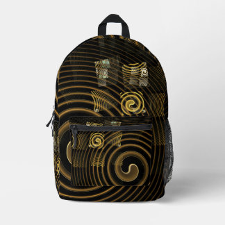 Abstrakte Hypnose Bedruckter Rucksack