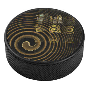 Abstrakte Hypnose Eishockey Puck