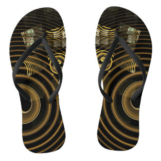 Abstrakte Hypnose Flip Flops