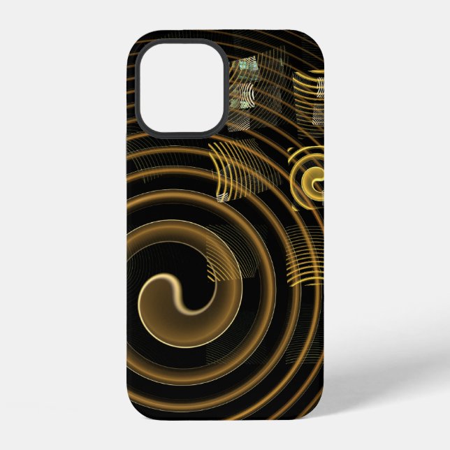 Abstrakte Hypnose iPhone Hülle (Rückseite)
