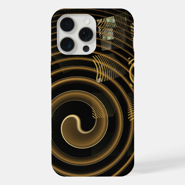 Abstrakte Hypnose iPhone Hülle (Rückseite)