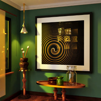 Abstrakte Hypnose Poster