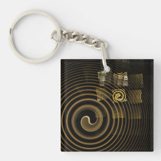 Abstrakte Hypnose Schlüsselanhänger