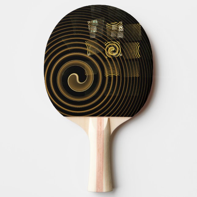 Abstrakte Hypnose Tischtennis Schläger (Vorderseite)