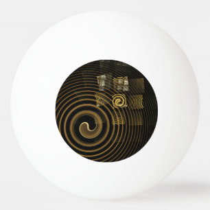Abstrakte Hypnose Tischtennisball