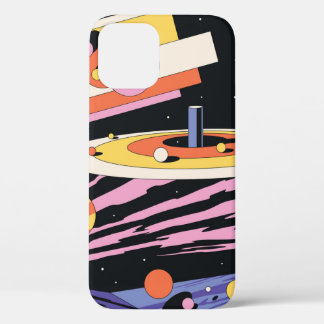 Abstrakte Illustration im psychedelischen Raum, Ge Case-Mate iPhone Hülle