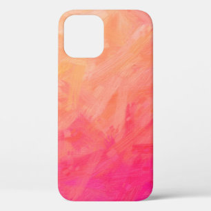 Abstrakte Illustration von rosa, gelber Borstenbür Case-Mate iPhone Hülle