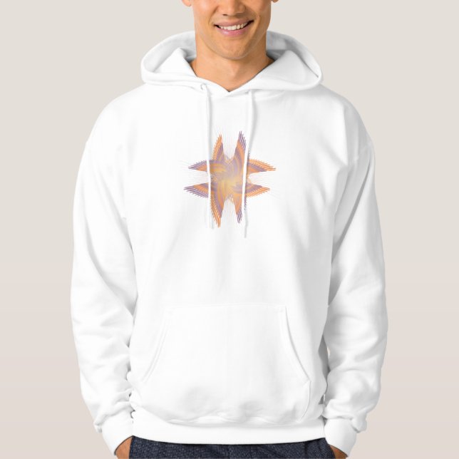Abstrakte indische Fethes Hoodie (Vorderseite)