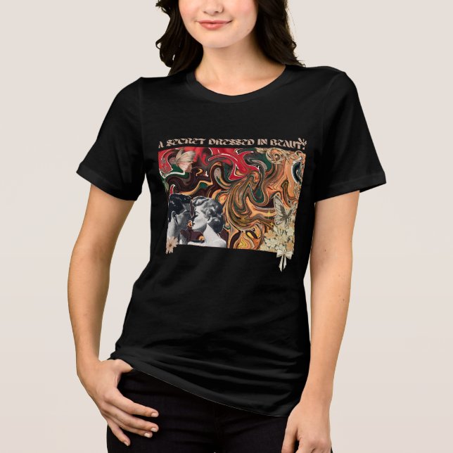 ABSTRAKTE INDIVIDUELLE MALEREI Tri-Blend SHIRT (Vorderseite)
