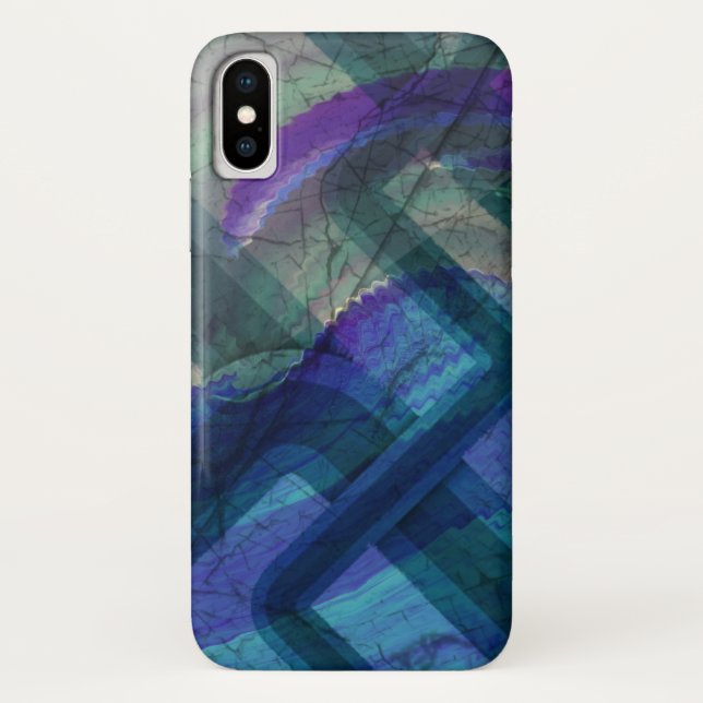Abstrakte Industrielandschaft Case-Mate iPhone Hülle (Rückseite)