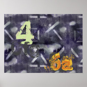 Abstrakte Industrielkunst Poster