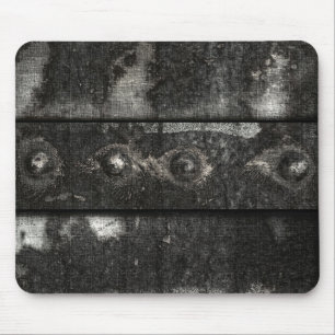 Abstrakte Industrielle Nuts & Bolzen B&W Mousepad