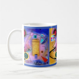 Abstrakte inspirierte Tasse der Kunst und des
