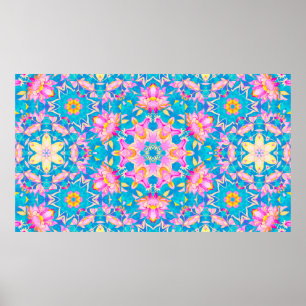 Abstrakte islamische Muster im arabischen Stil. Se Poster