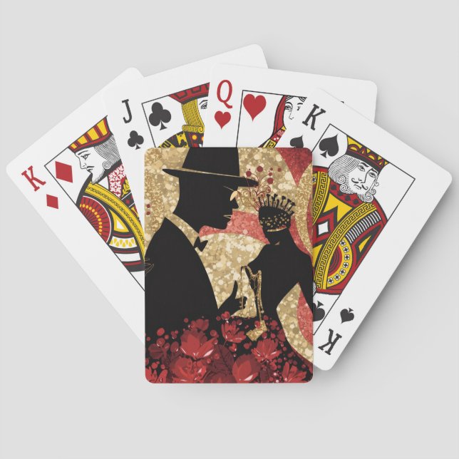 Abstrakte Jazz Serenade Spielkarten (Rückseite)