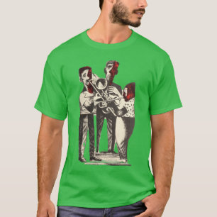Abstrakte Jazzband Einzigartige Musikliebhaber Gi T-Shirt