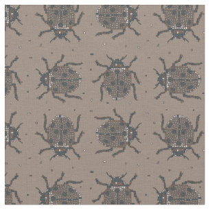 Abstrakte Käfer Stoff