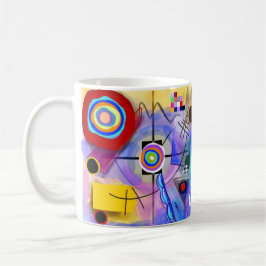 Abstrakte Kandinsky inspirierte Tasse