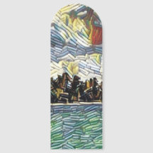 Abstrakte Karibik Beach Brick Art