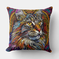 Abstrakte Katze-Illustration