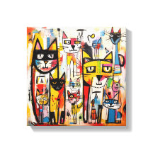 Abstrakte Katze Neue Kunst