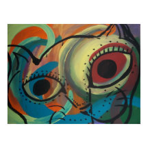 Abstrakte Katzenfarbe