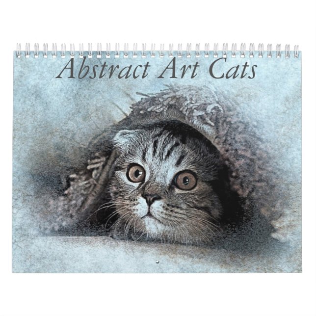 Abstrakte Katzenkunst Kalender (Titelbild)