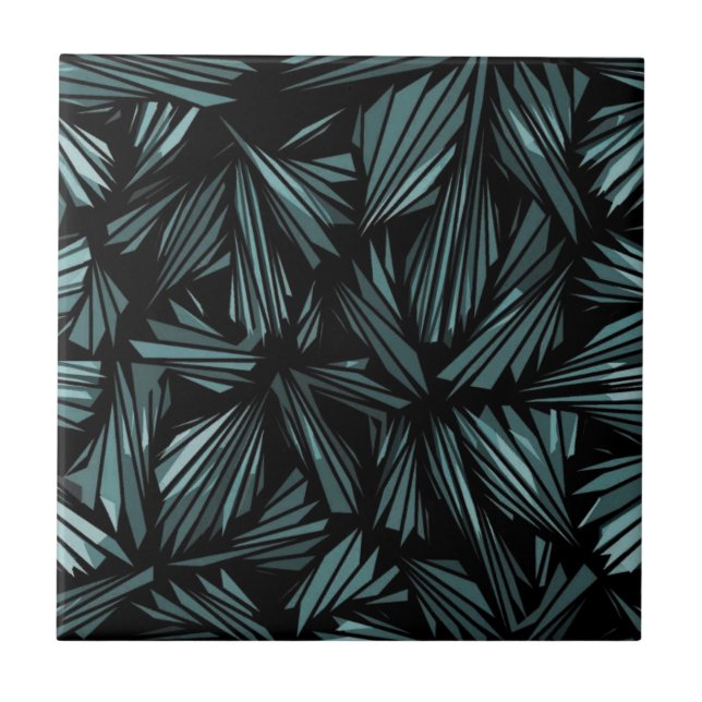 Abstrakte Keramik aus Glasblass - Muster Fliese (Vorderseite)