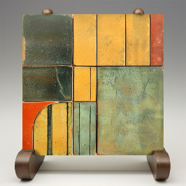 Abstrakte Keramik der Sonnenuntergänge Fliese