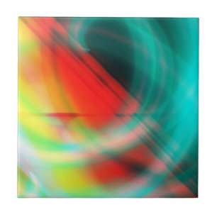 Abstrakte Keramik Fliese