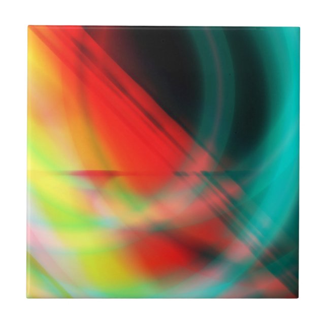 Abstrakte Keramik Fliese (Vorderseite)