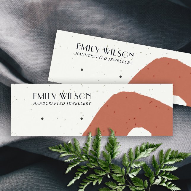 ABSTRAKTE KERAMIK TERRACOTTA STUD ERFAHRUNG ANZEIG MINI VISITENKARTE (Von Creator hochgeladen)