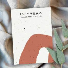 ABSTRAKTE KERAMIK TERRACOTTA STUD ERFAHRUNG ANZEIG VISITENKARTE