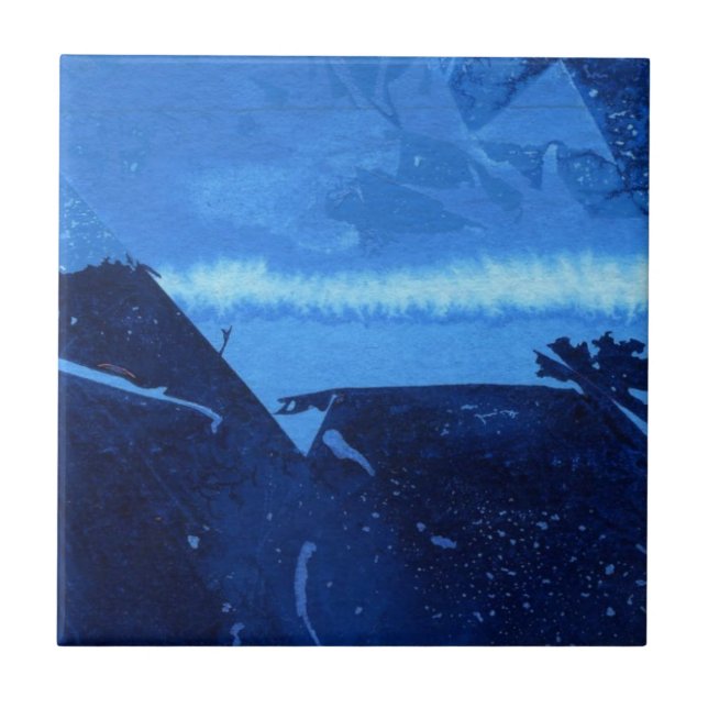 Abstrakte Keramik Tile Fliese (Vorderseite)