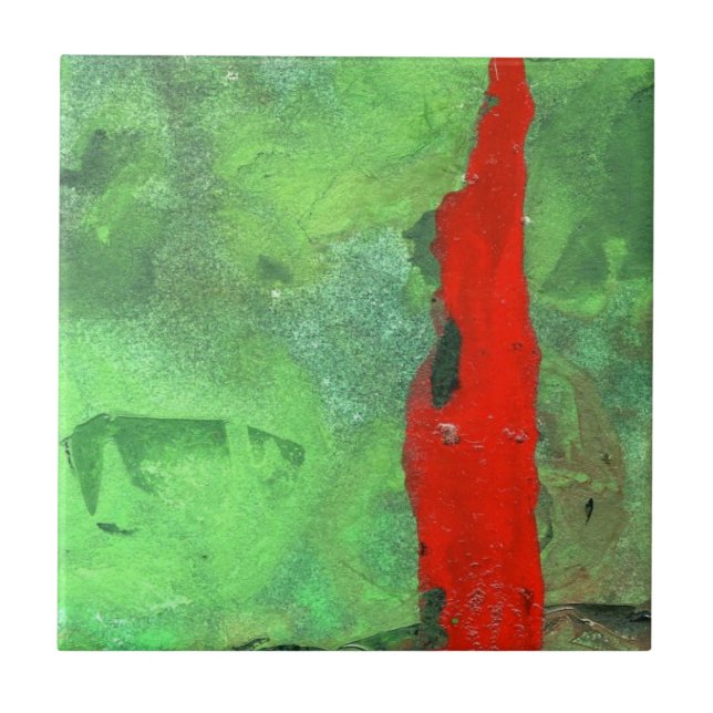 Abstrakte Keramik Tile Fliese (Vorderseite)