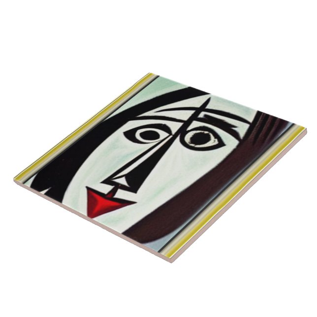 Abstrakte Keramik Tile Fliese (Seite)