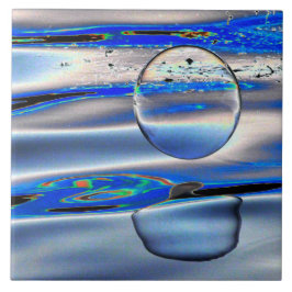 Abstrakte Keramikfliese des Blasenbadezimmerdekors