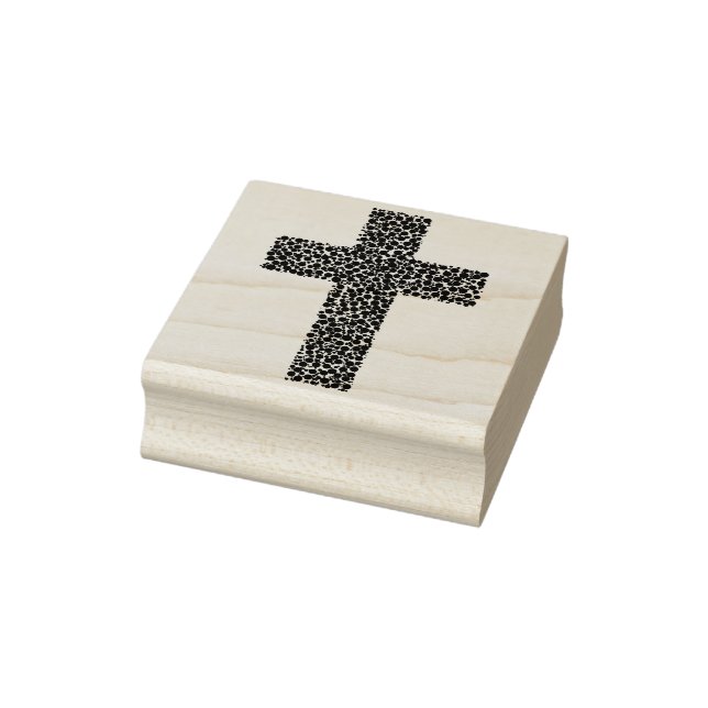 abstrakte Kies-Kreuz-Briefmarke Gummistempel (Stempel)