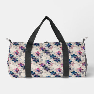 Abstrakte Kinder niedlich Cartoon Blume Blumenstra Duffle Bag