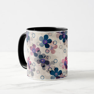 Abstrakte Kinder niedlich Cartoon Blume Blumenstra Tasse