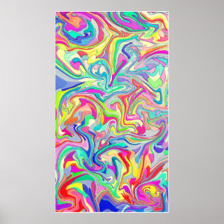 Abstrakte klassische Kunstform Poster