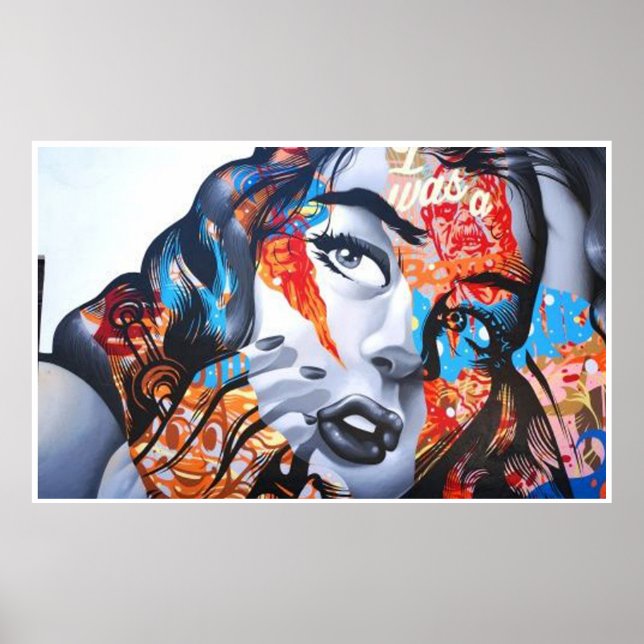 Abstrakte klassische Kunstform Poster (Vorne)