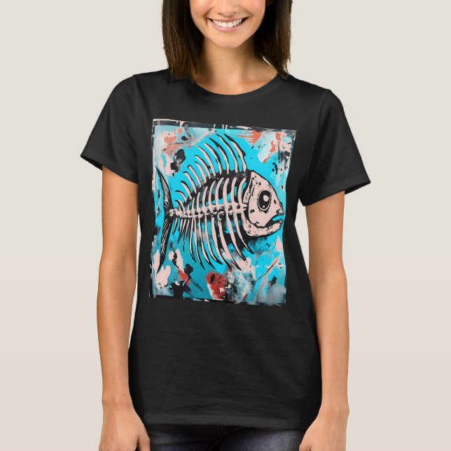 Abstrakte Knochen T-Shirt (Vorderseite)